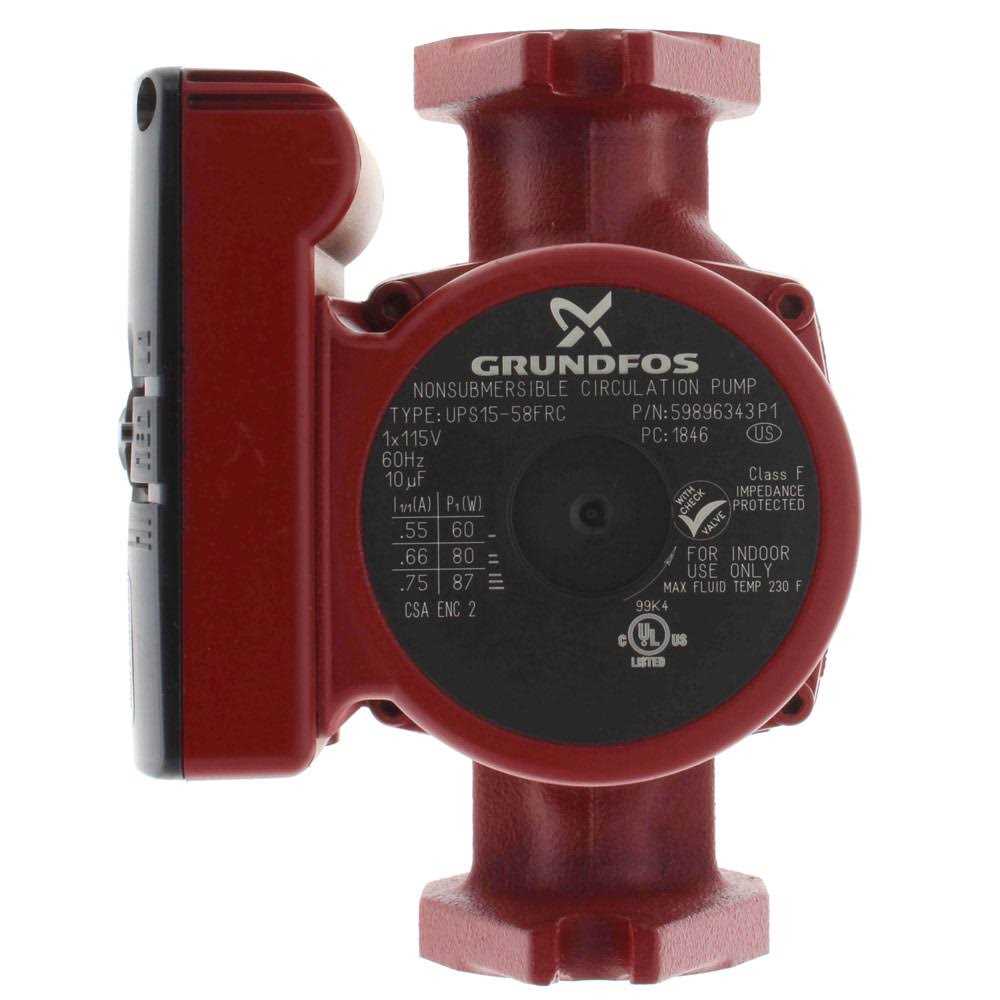 Grundfos 59896343 Ups15-58frc 125hp 115v C.i - Zenithce