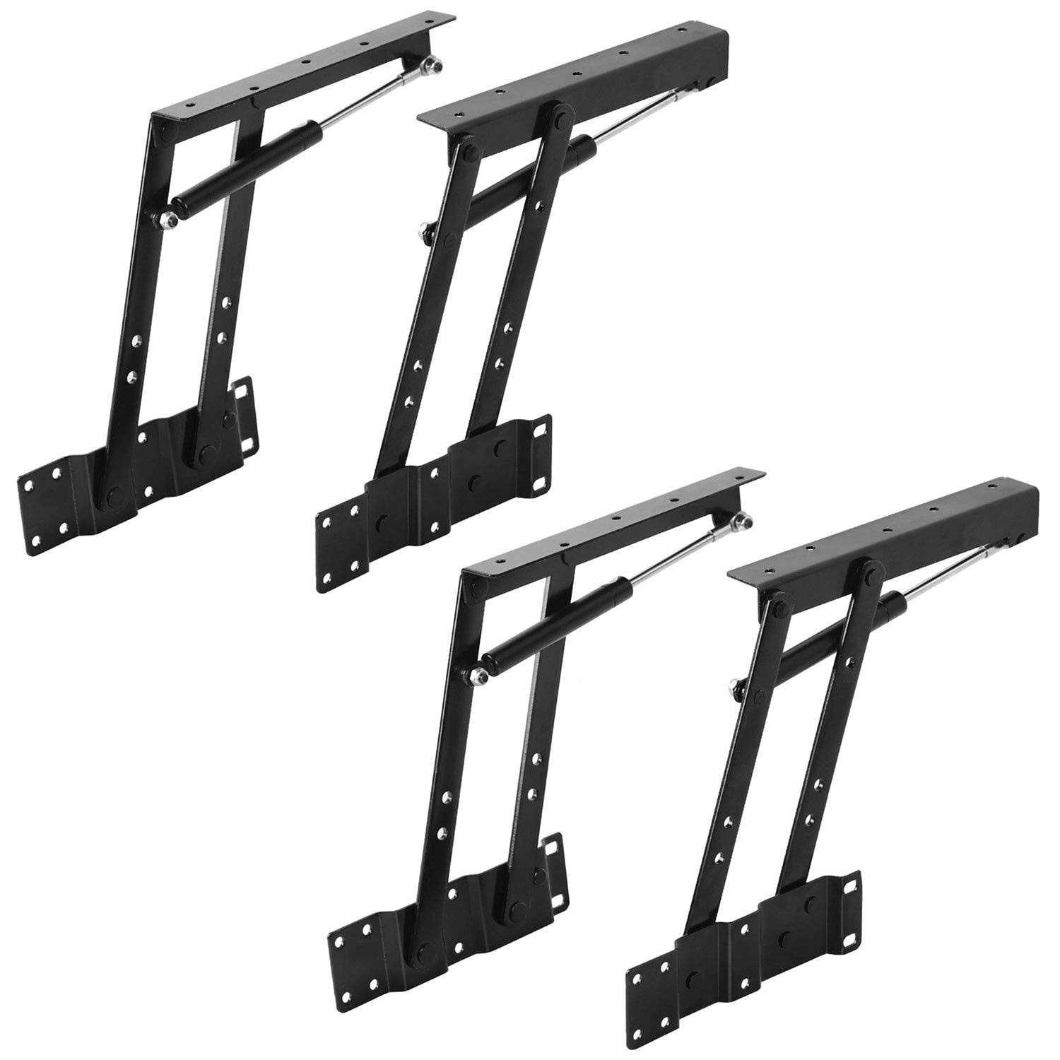 keileoho 4 pcs lift up top hinge spring folding stand Rack bracket tea coffee table hinge mechanism furniture hardware liftin - Zenithce