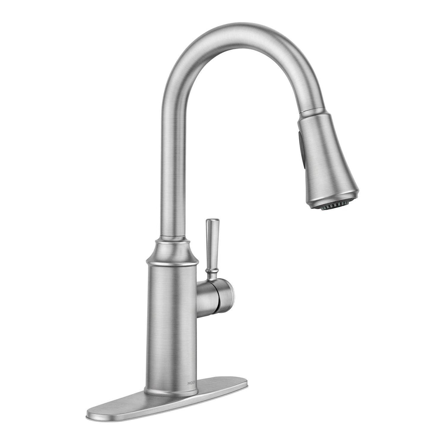 Moen 87650 Anabelle Kitchen Faucet with Side Spray - Zenithce