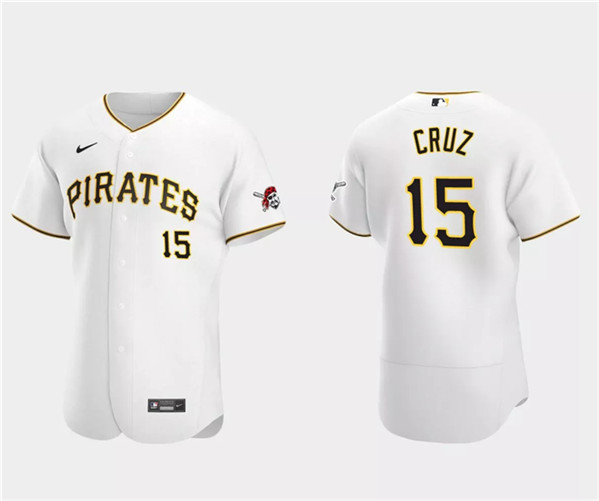 Pittsburgh Pirates #15 Oneil Cruz White Flex Base Stitched Jersey - Zenithce