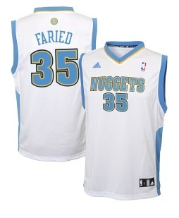 Denver Nuggets #35 Kenneth Faried White Swingman Jersey - Zenithce