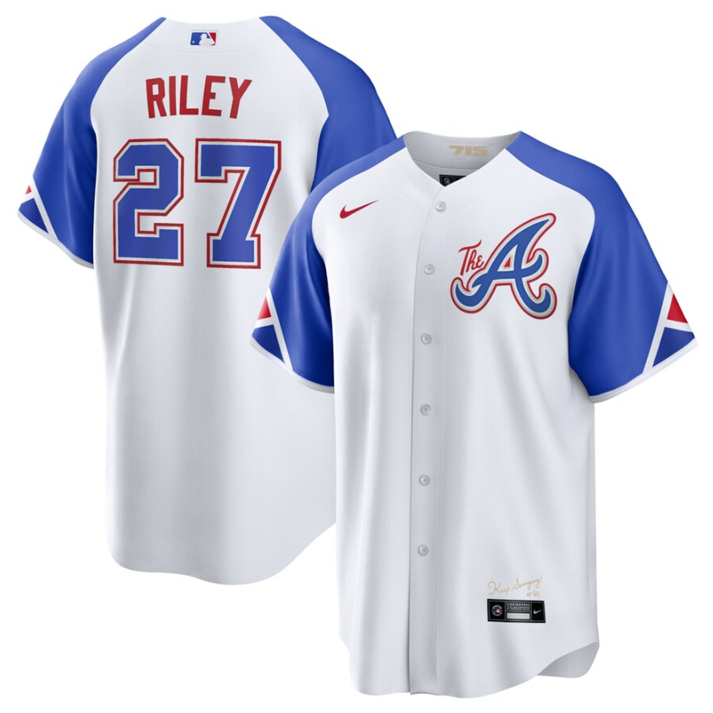 Atlanta Braves Active Player Custom White 2023 City Connect Cool Base Stitched Jersey - Zenithce