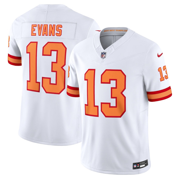 Tampa Bay Buccaneers #13 Mike Evans White 2025 F.U.S.E. Vapor Limited Stitched Jersey - Zenithce