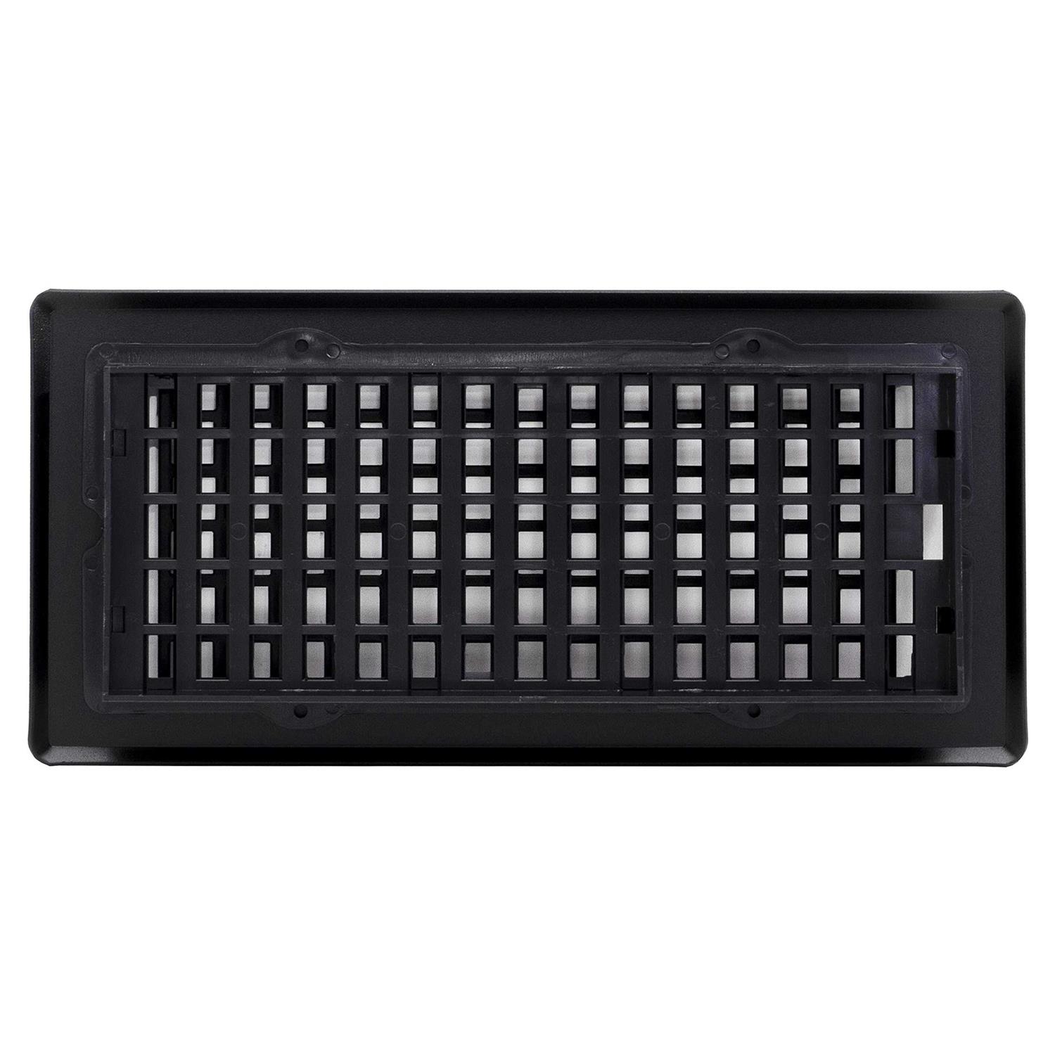 Decor Grates 4 in. x 10 in. Steel Floor Register - Zenithce
