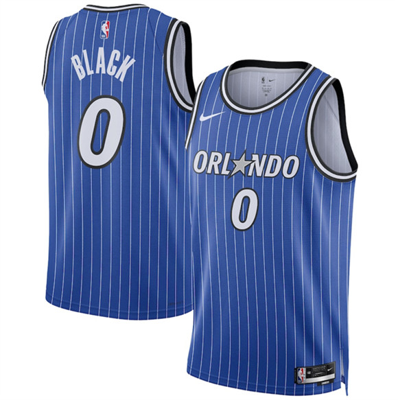 Orlando Magic #0 Anthony Black Blue 2025 Icon Edition Stitched Jersey - Zenithce