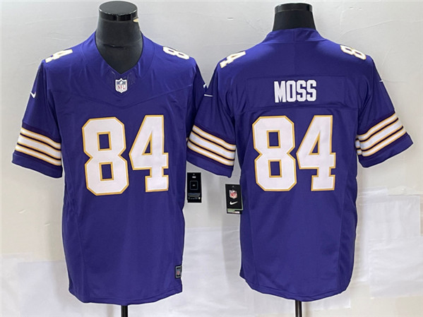 Minnesota Vikings #84 Randy Moss Purple 2023 F.U.S.E. Vapor Untouchable Limited Stitched Jersey - Zenithce