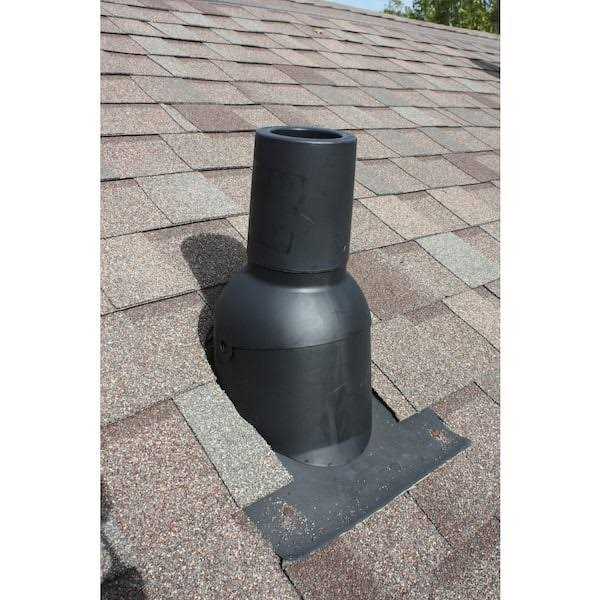 Perma-Boot Pipe Boot D. Vent Pipe Black Color New Construction/Reroof - Zenithce