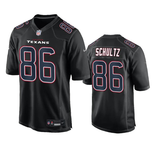 Houston Texans #86 Dalton Schultz Black Fashion Vapor Untouchable Limited Stitched Jersey - Zenithce