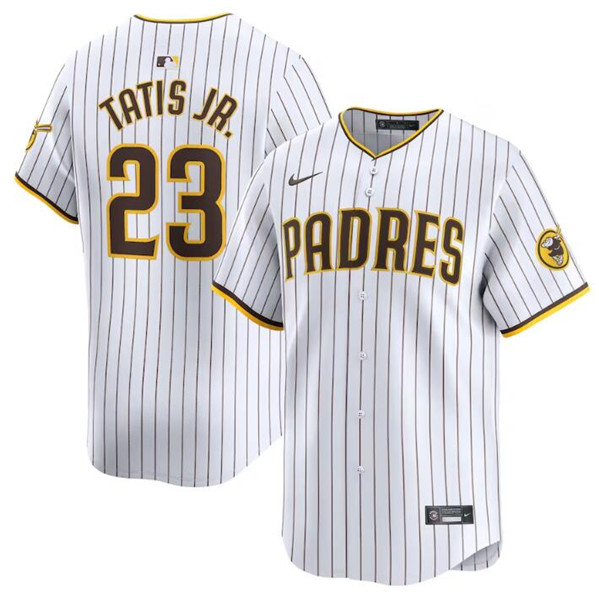San Diego Padres #23 Fernando Tatis Jr. White 2024 Home Limited Stitched Jersey - Zenithce