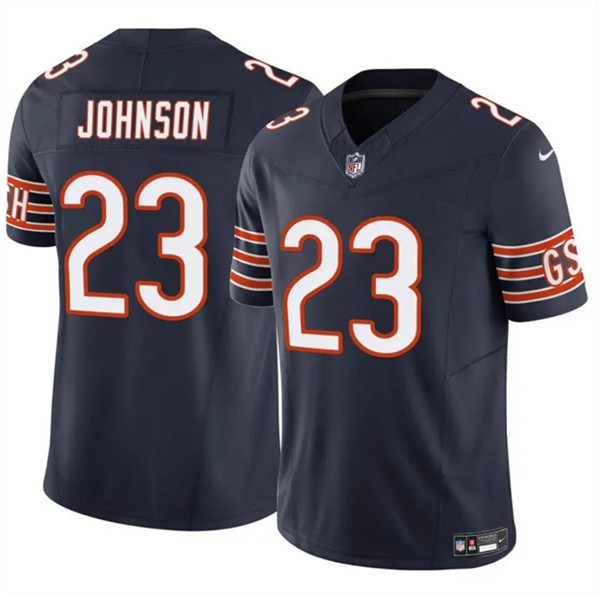 Chicago Bears #23 Roschon Johnson Navy 2023 F.U.S.E. Vapor Stitched Jersey - Zenithce