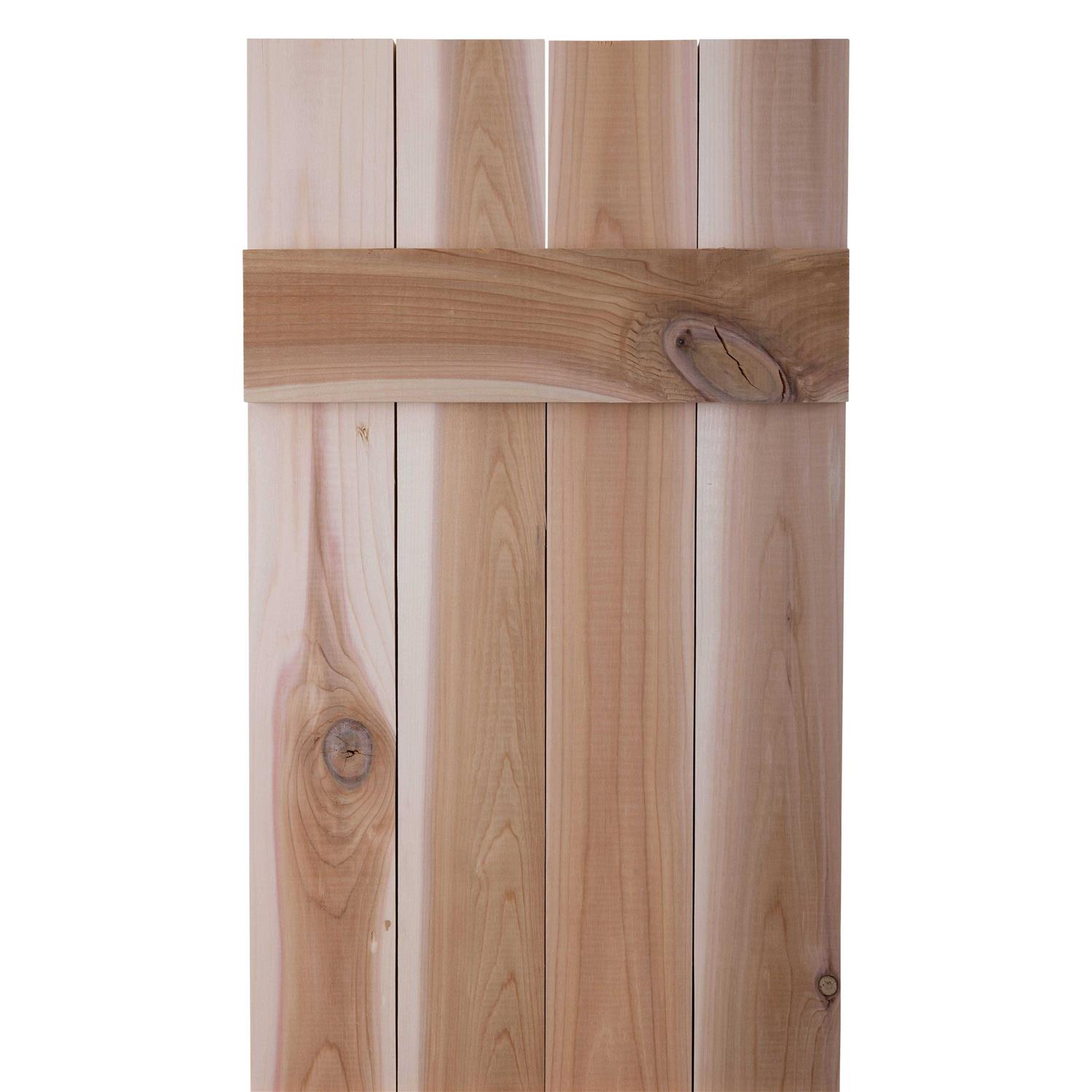 Dogberry Collections Board Batten Shutters Pair - Zenithce