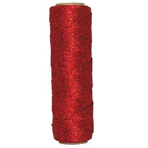 Just Artifacts Metallic Bakers Twine 55yd 11 Ply Solid - Zenithce