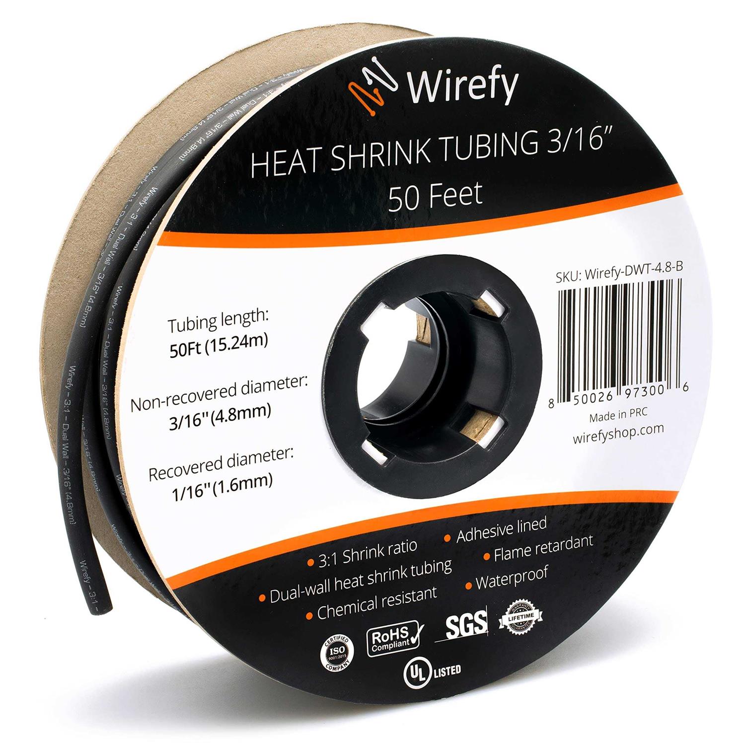 Wirefy Heat Shrink Tubing 3:1 Ratio - Zenithce