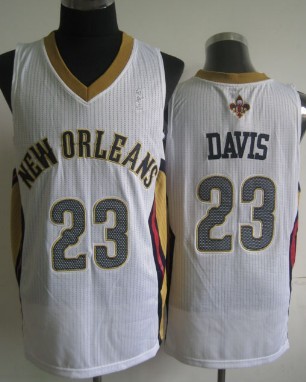 New Orleans Pelicans #23 Anthony Davis White Swingman Jersey - Zenithce