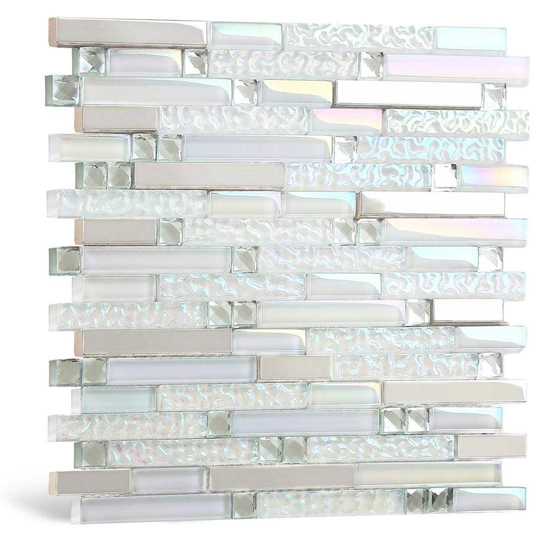 Iris Chevron 3.93 in. x 20.86 in. Matte Porcelain Floor and Wall Tile Ivy Hill Tile - Zenithce