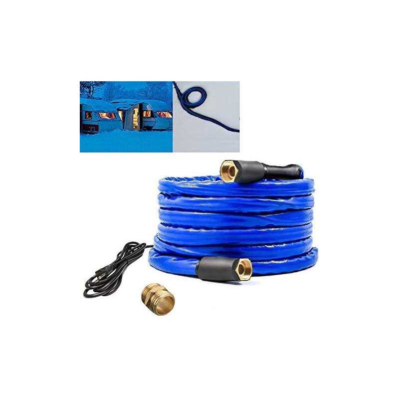 H&G Lifestyles Heated Water Hose for RV RV Antifreeze Hose Self-Regulating Freeze Protection -45°F Electric Heated Hose for Camper Drinking - Zenithce