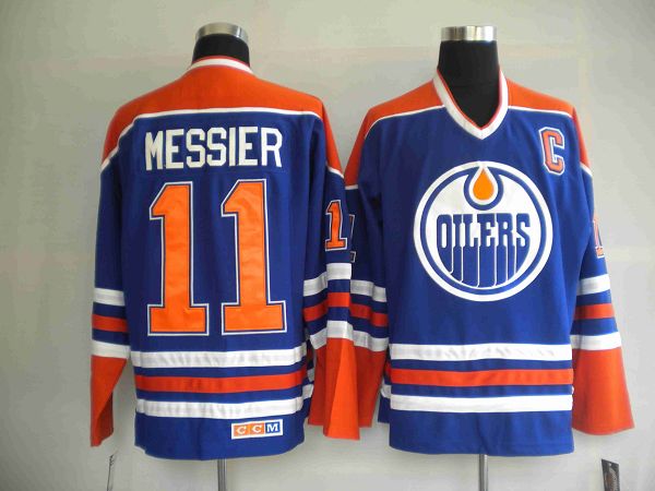 Oilers #11 Mark Messier Stitched Light Blue Jersey - Zenithce