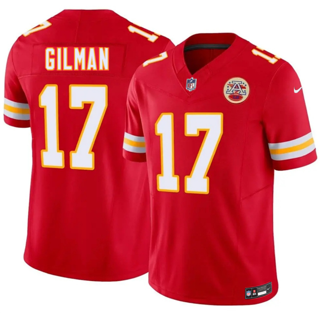 Kansas City Chiefs #17 Alohi Gilman Red 2026 F.U.S.E. Vapor Untouchable Limited Stitched Jersey - Zenithce