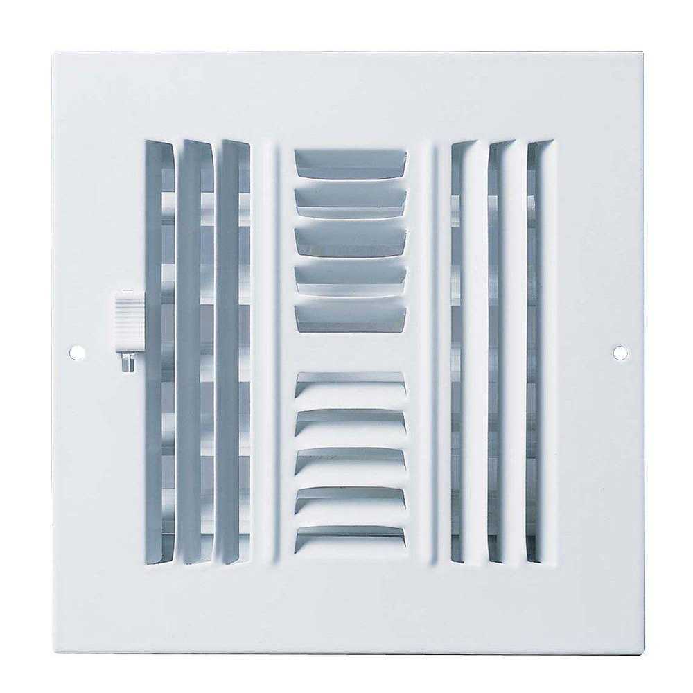 ProSelect PS3WW Spaced 3-Way Sidewall/Ceiling Register White - Zenithce