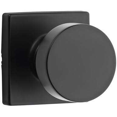 Kwikset 720PSKSQT-15 Pismo Passage Door Knob with Square Rose - Zenithce