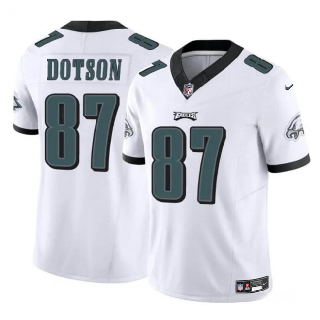 Philadelphia Eagles #87 Jahan Dotson White F.U.S.E Vapor Untouchable Limited Stitched Jersey - Zenithce