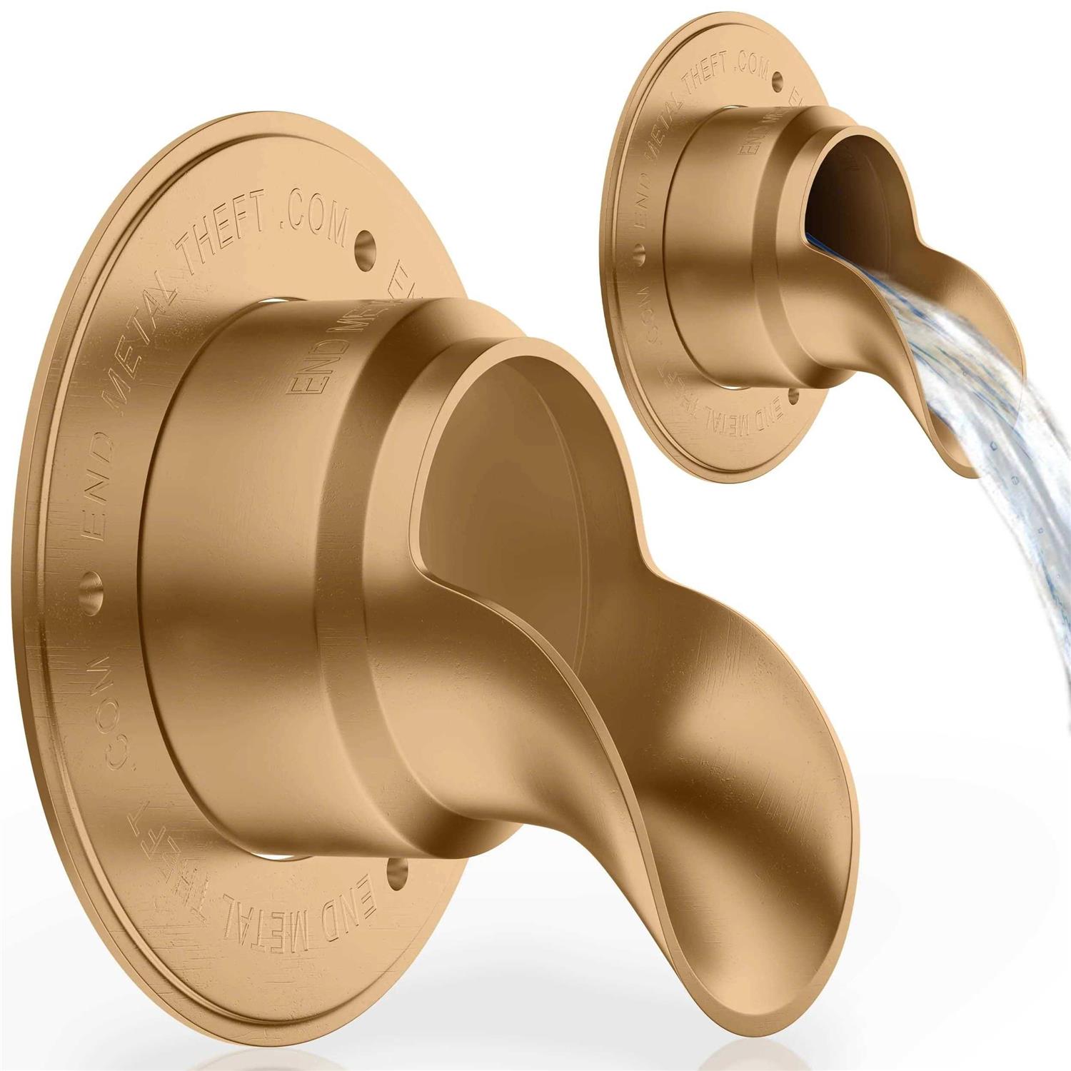End Metal Theft Plastic Downspout Nozzle and Parapet Overflow Replace Brass Copper Downspout Nozzles and Protect Your Property From Metal - Zenithce
