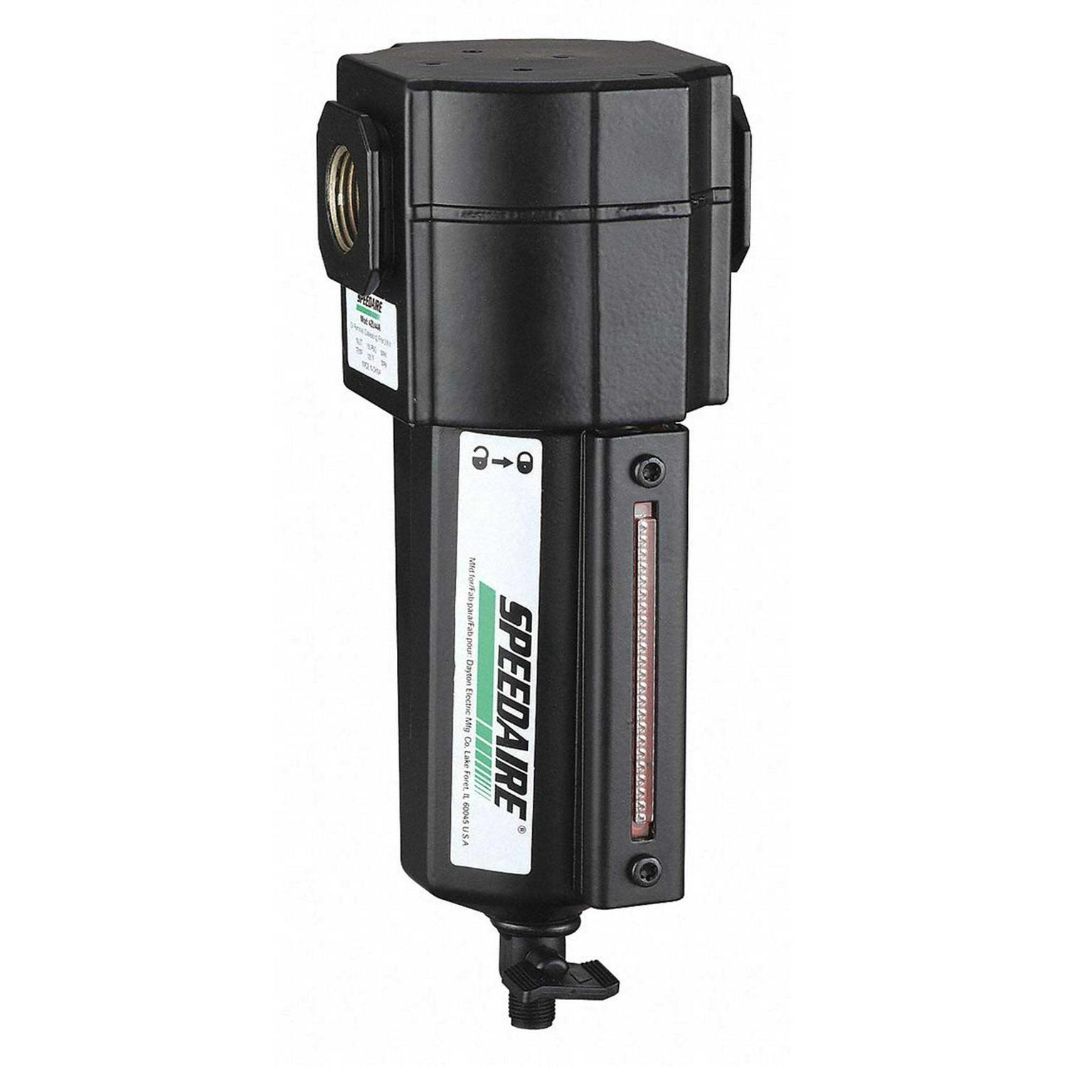 Speedaire Compressed Air Filter Particulate 1/4 in NPT 5 micron 4ZL08 - Zenithce