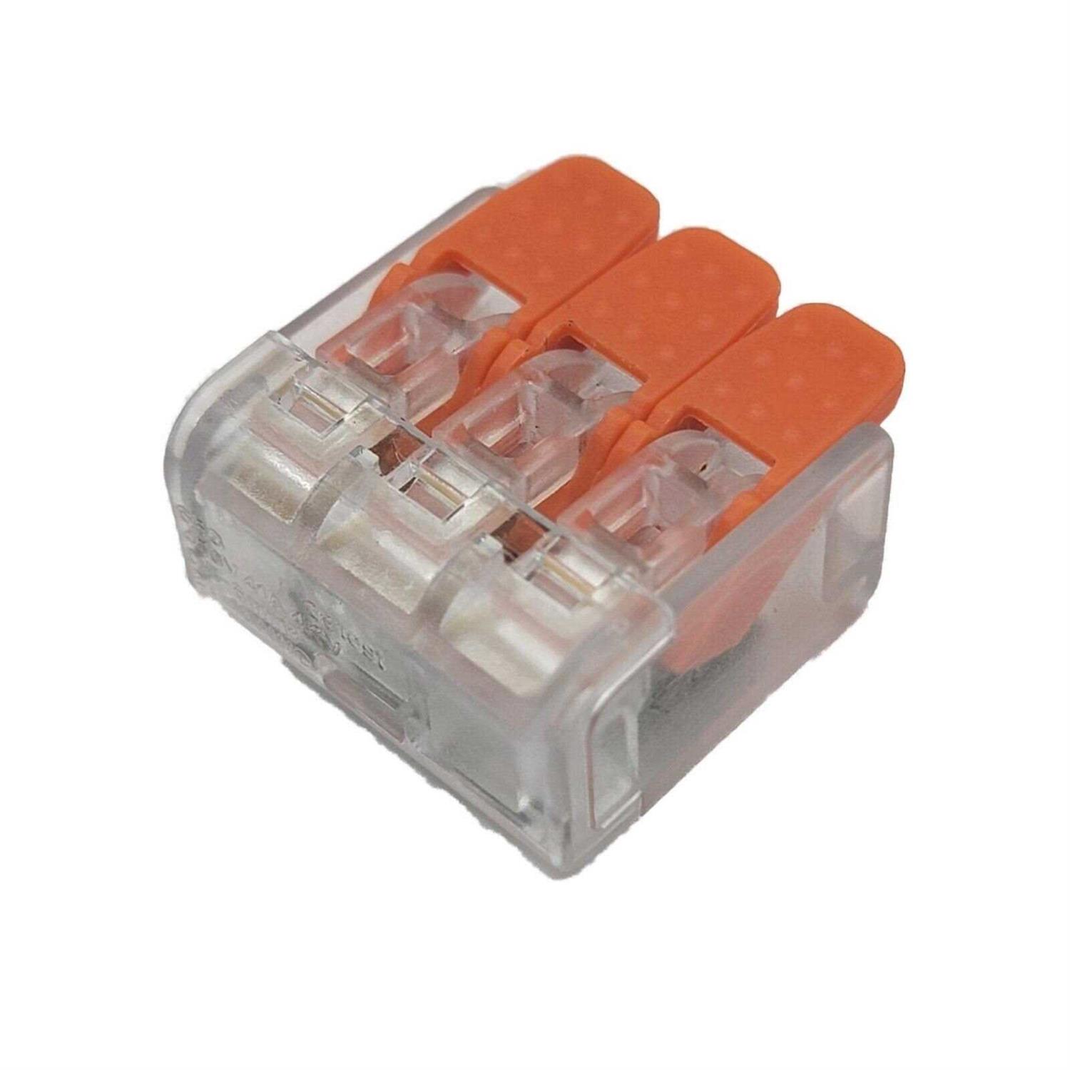 Wago 221-412 Lever-Nuts 2 Wire Connector Compact Splicing Connector Kits for Electrical Wires - Zenithce
