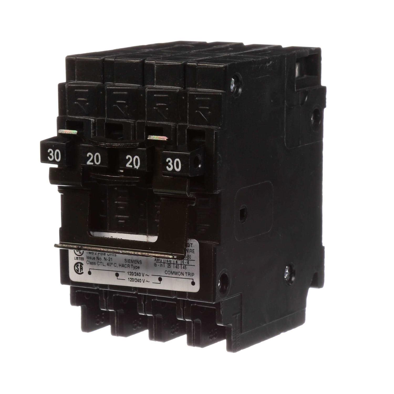 Siemens Q230 2 Pole Circuit Breaker - Zenithce