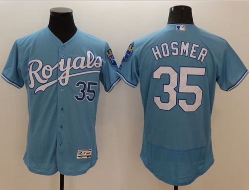 Royals #35 Eric Hosmer Light Blue Flexbase Authentic Collection Stitched Jersey - Zenithce