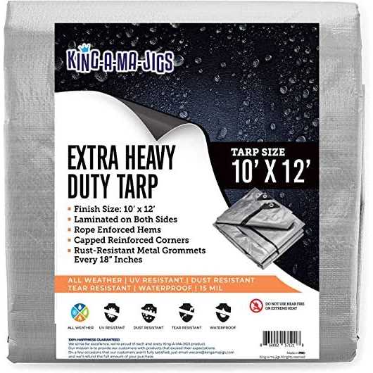 KING-A-MA-JIGS Heavy Duty Tarp Mil Thick - Zenithce