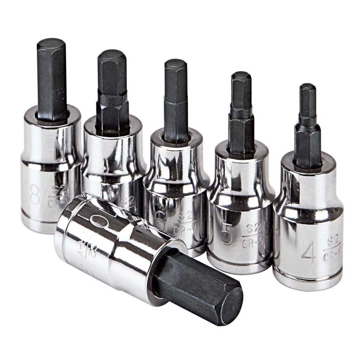 Pittsburgh 3/8 in. 1/2 in. Drive SAE Hex Socket Set - Zenithce