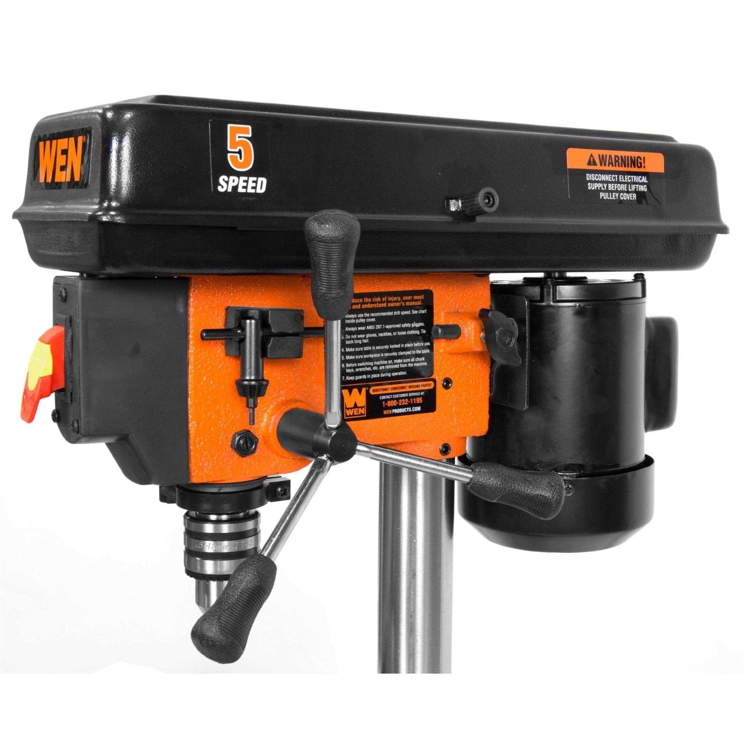 WEN 2.3 Amp 8 in. 5-Speed Benchtop Drill Press - Zenithce