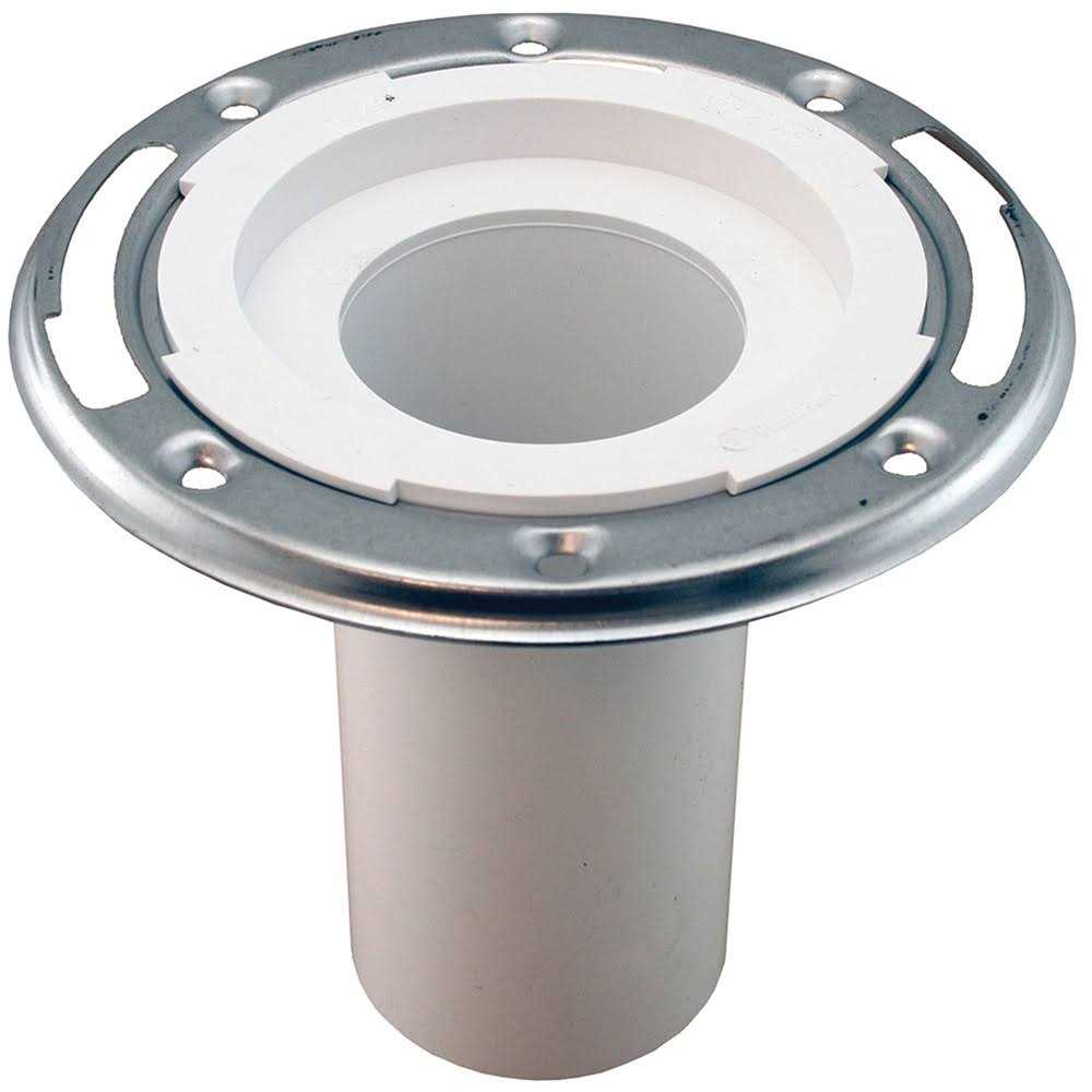 Jones Stephens C54342 3 X 4 PVC 4 Way Overall Size Closet Flange - Zenithce