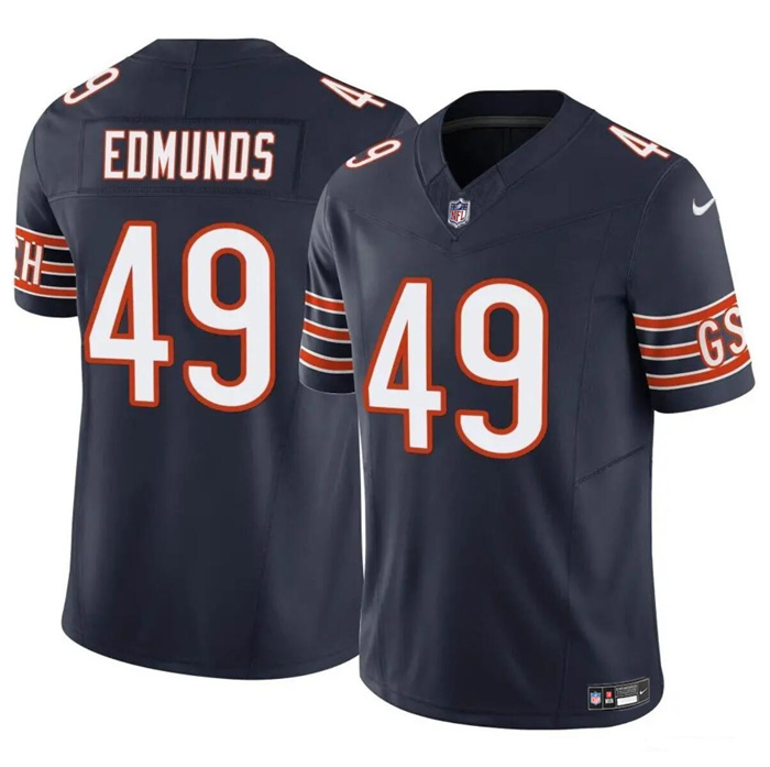 Chicago Bears #49 Tremaine Edmunds Navy 2023 F.U.S.E. Vapor Stitched Jersey - Zenithce