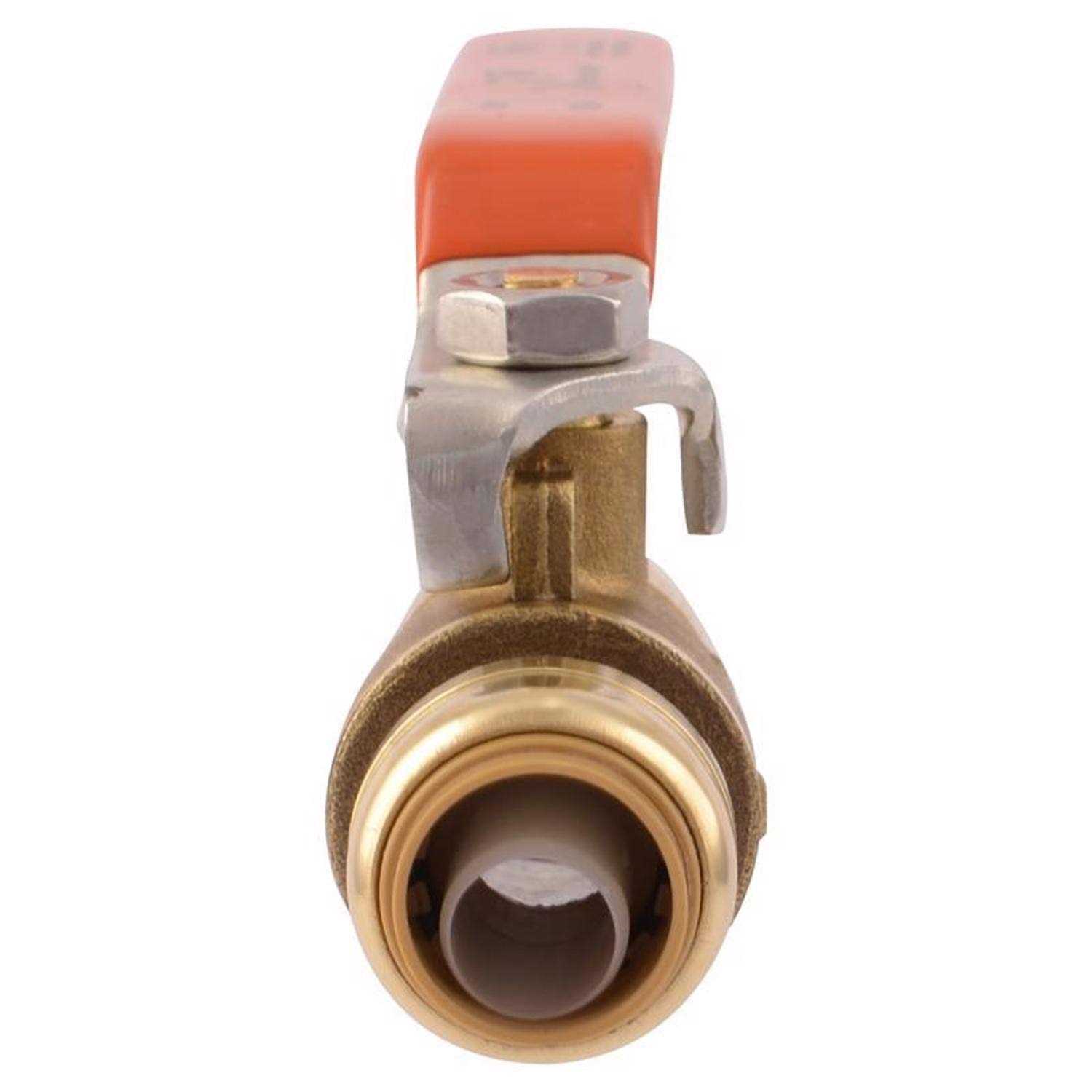 SharkBite 22185-0000LF 3/4 in. Brass Push Fit Ball Valve - Zenithce