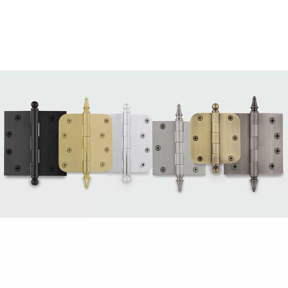Nostalgic Warehouse 3.5 Ball Tip Residential Hinge 5/8 Radius Corners - Zenithce