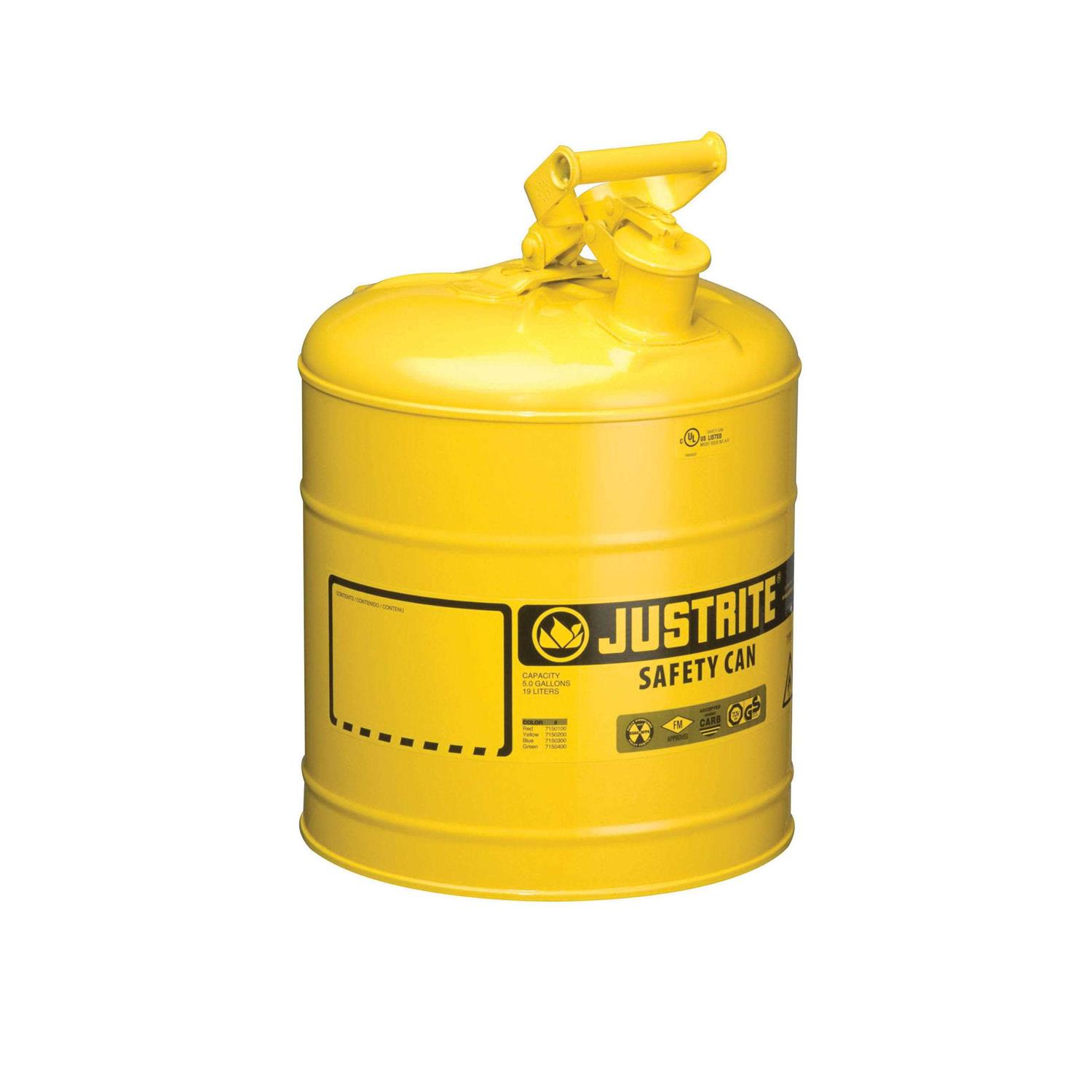 Justrite Type I Safety Can 7150100 - Zenithce