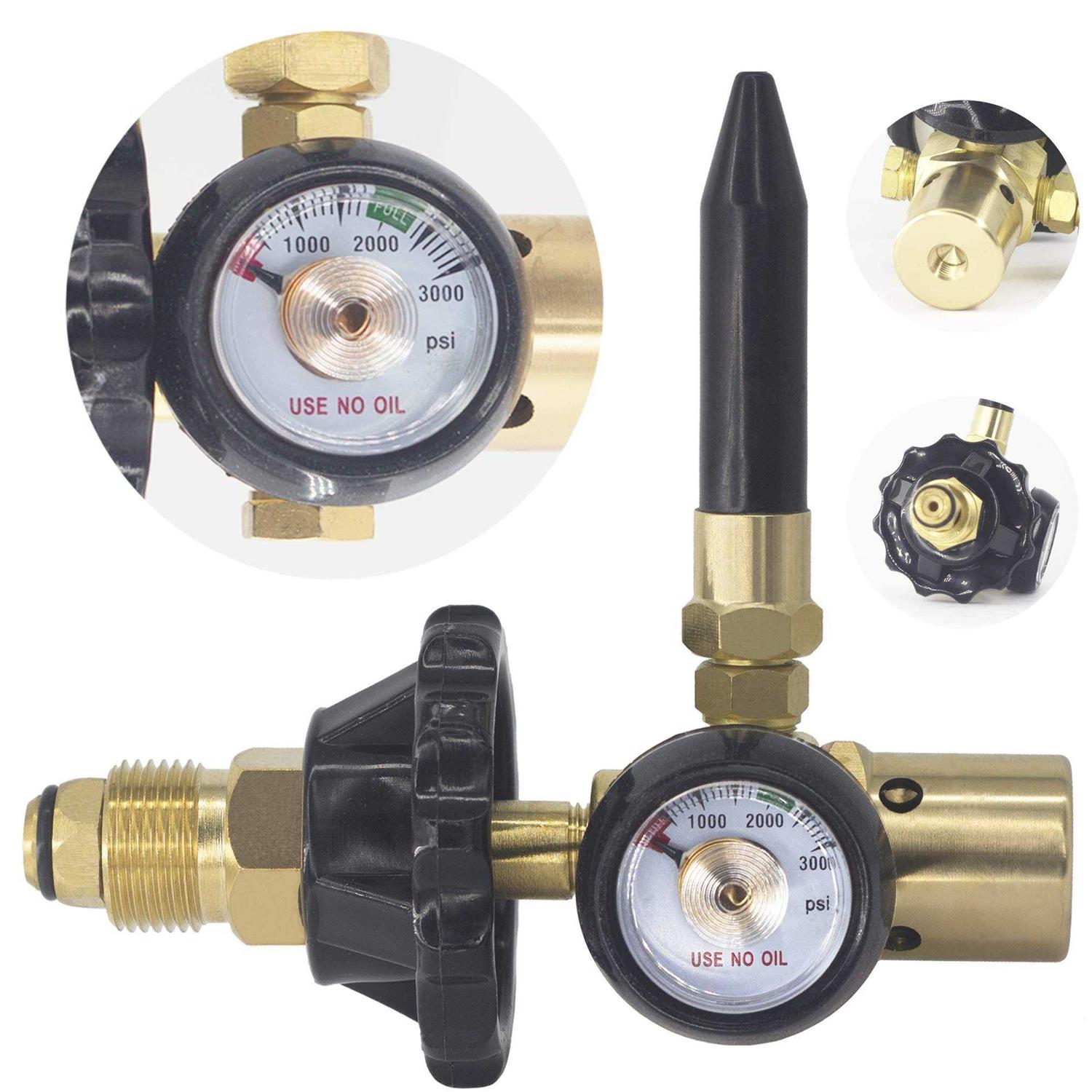 Rx Weld Argonco2 Mig Tig Flow Meter Gas Regulator Gauge Welding Weld - Zenithce