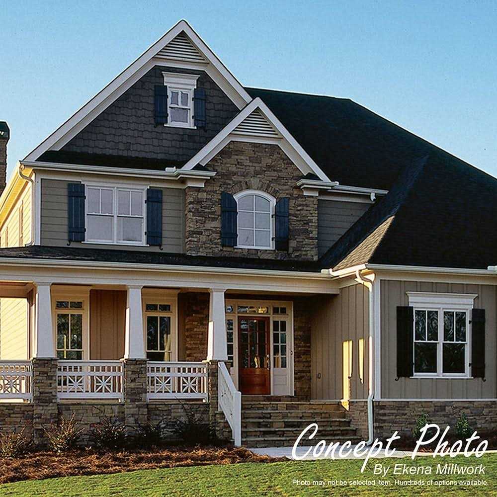 Ekena Millwork Greeley Decorative Fretwork Wall Panels in Architectural Grade PVC WALP24X24GLY - Zenithce