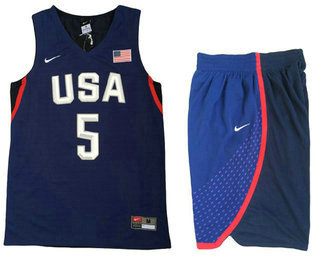 2016 Olympics Team USA #6 LeBron James Navy Blue Revolution 30 Swingman Jersey With Shorts - Zenithce