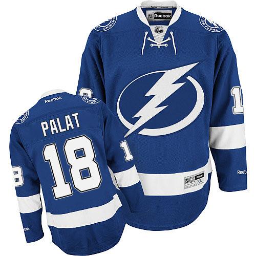 Lightning #18 Ondrej Palat Blue Stitched Jersey - Zenithce