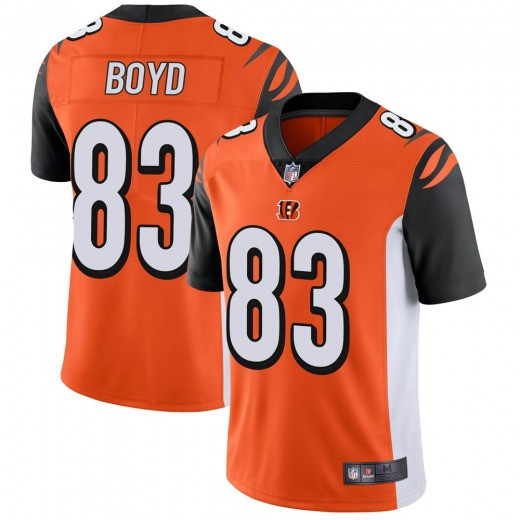 Cincinnati Bengals #83 Tyler Boyd Orange Vapor Untouchable Limited Stitched Jersey - Zenithce