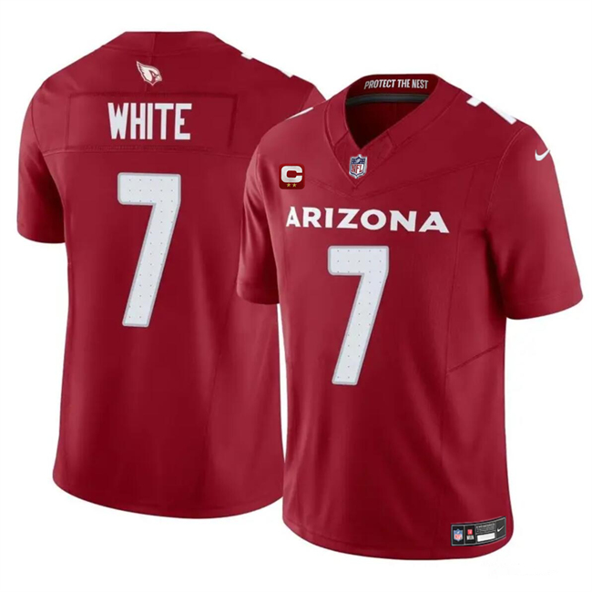 Arizona Cardinals #7 Kyzir White Red 2024 F.U.S.E. With 2-Star C Patch Vapor Untouchable Limited Stitched Jersey - Zenithce