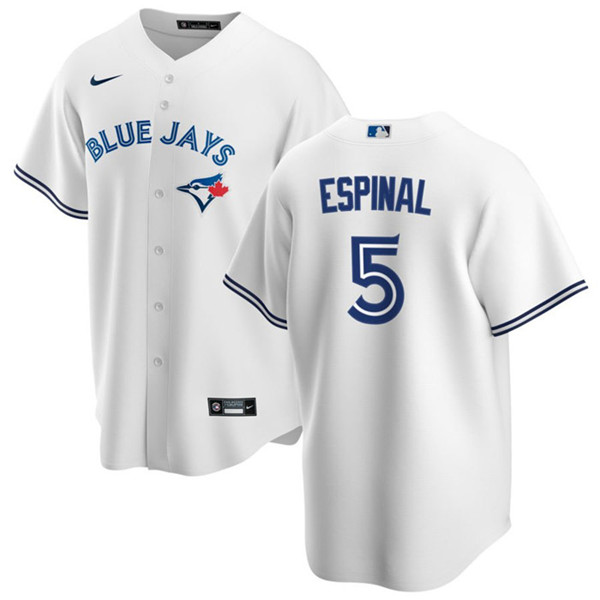 Toronto Blue Jays #5 Santiago Espinal White Cool Base Stitched Jersey - Zenithce