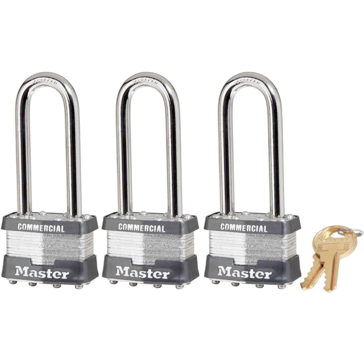 Master Lock Keyed Padlock, 15/16 Shackle - Zenithce