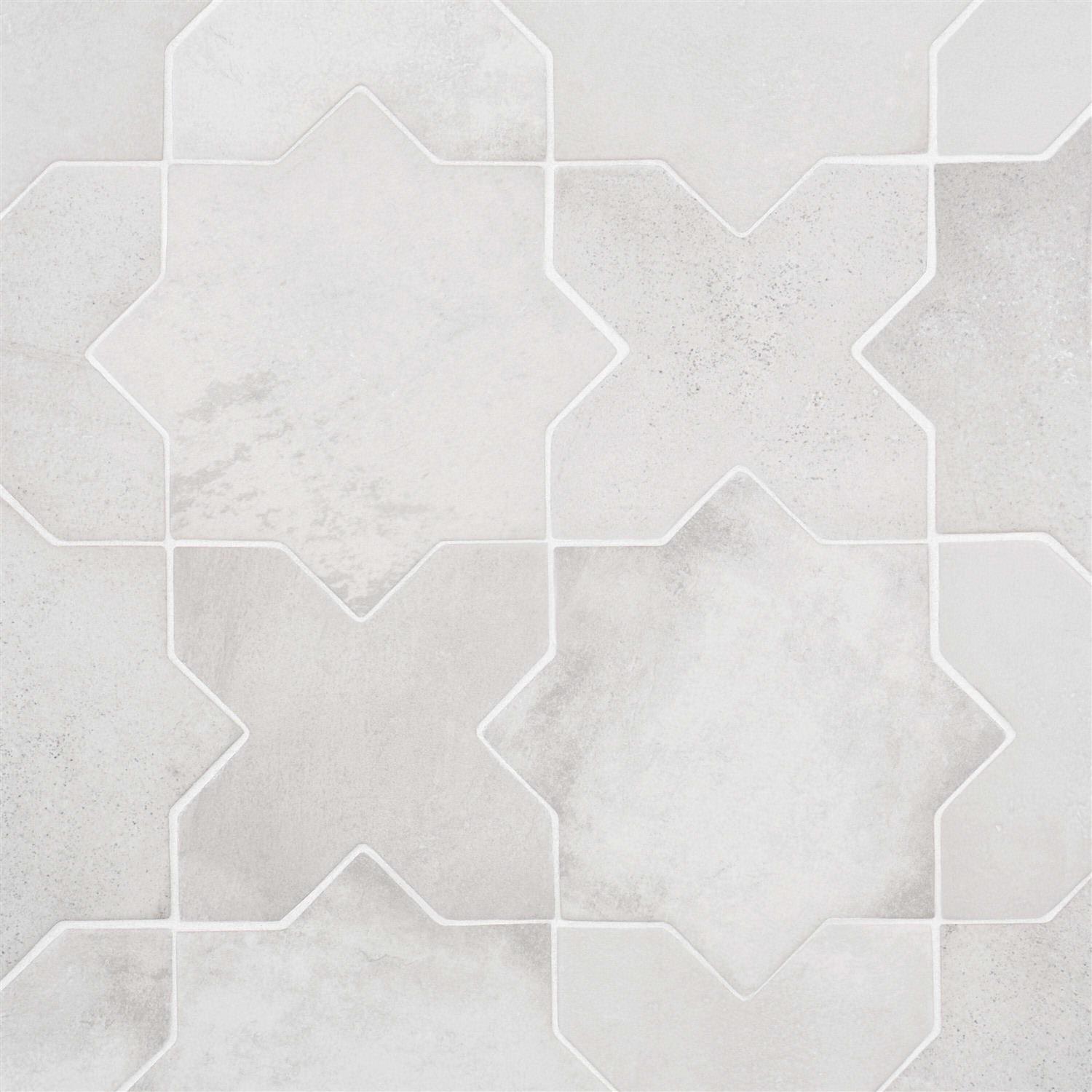 Ivy Hill Tile Tori Crescent 8 in. x 8 in. Matte Porcelain Floor and Wall Tile - Zenithce