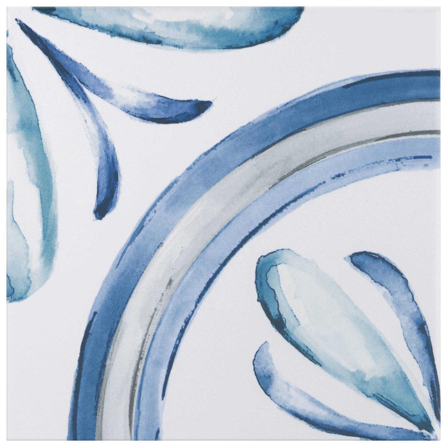 Merola Tile Rialto Decor 17.86 x 17.86 Porcelain Floor and Wall Tile - Zenithce