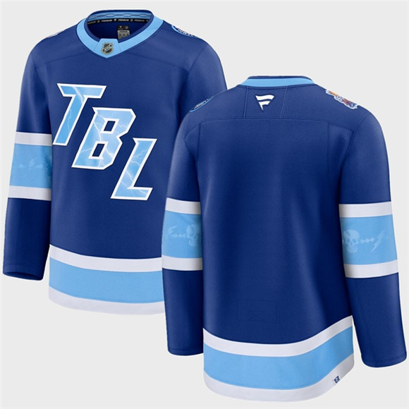 Tampa Bay Lightning Blank Blue 2026 Stadium Series Stitched Jersey - Zenithce