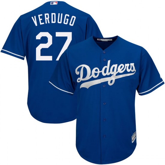 Los Angeles Dodgers #22 Alex Verdugo Blue Cool Base Stitched Jersey - Zenithce